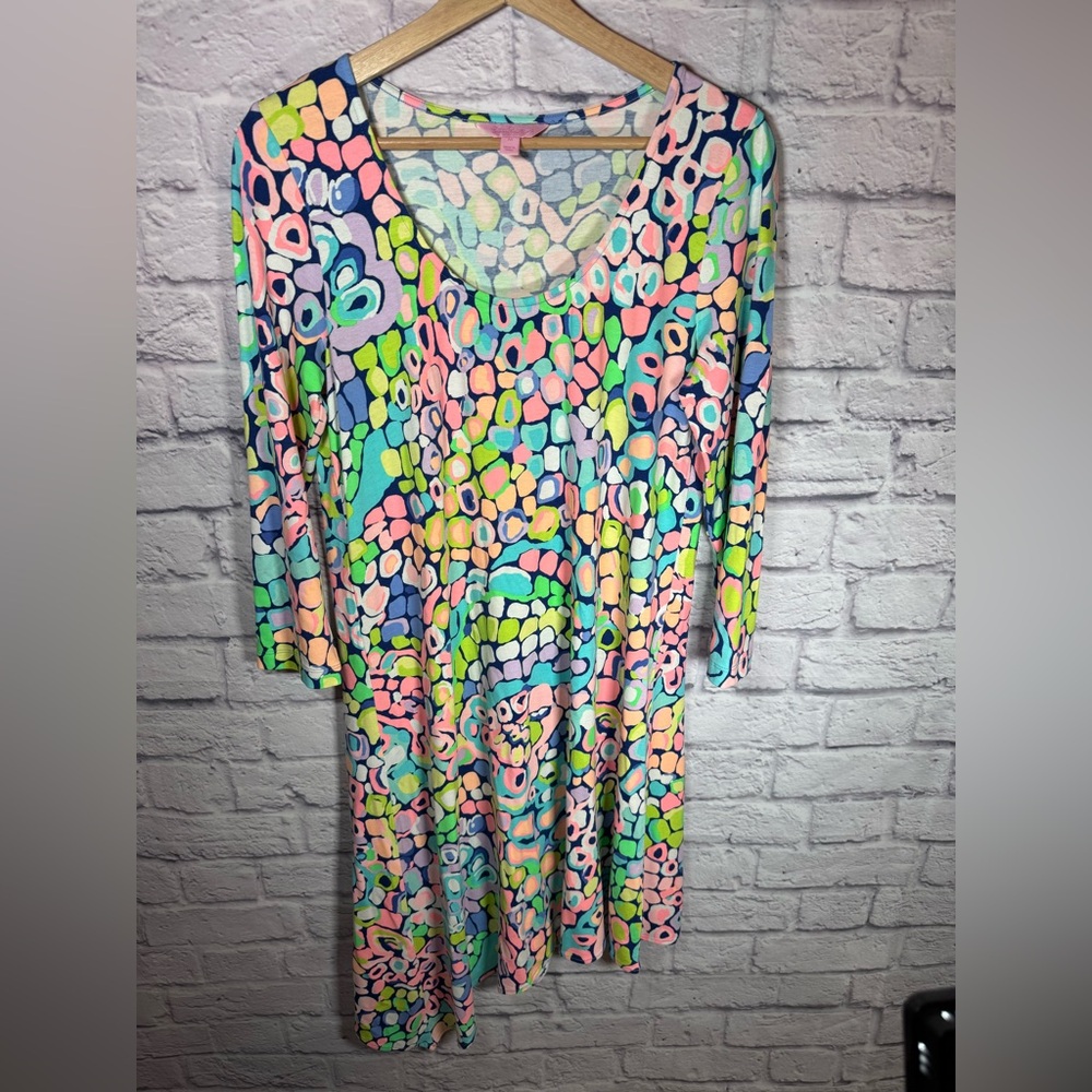 Lilly Pulitzer Ariana Asymmetric Swing Dress in Gypsy‎ Jungle size medium